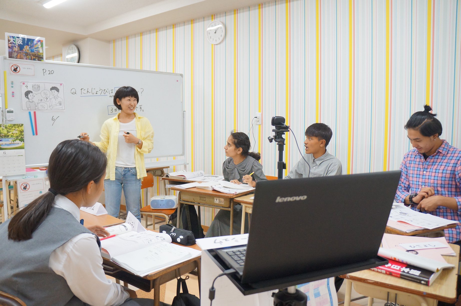 YSCグローバル・スクールでは、子どもの日本語教育専門家による授業のオンライン配信も行っている