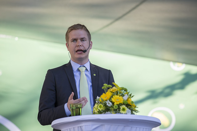 スウェーデンを代表する若手政治家 Gustav Fridolin